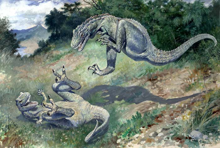 charles r knight allosaurus